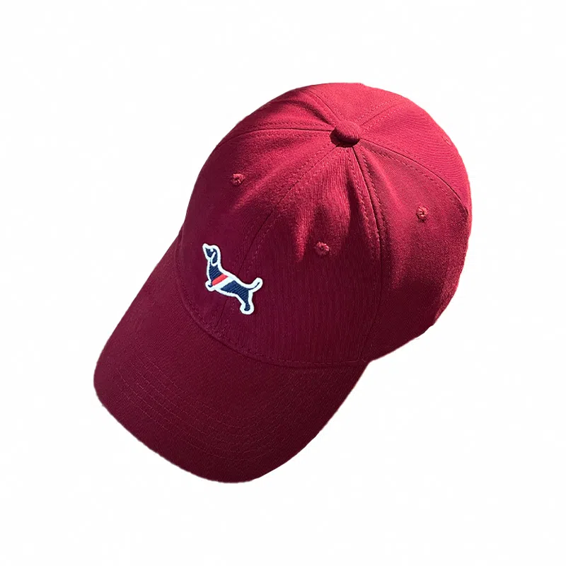 杨同学 精选刺绣小狗 棉 鸭舌帽 男女同款情侣款