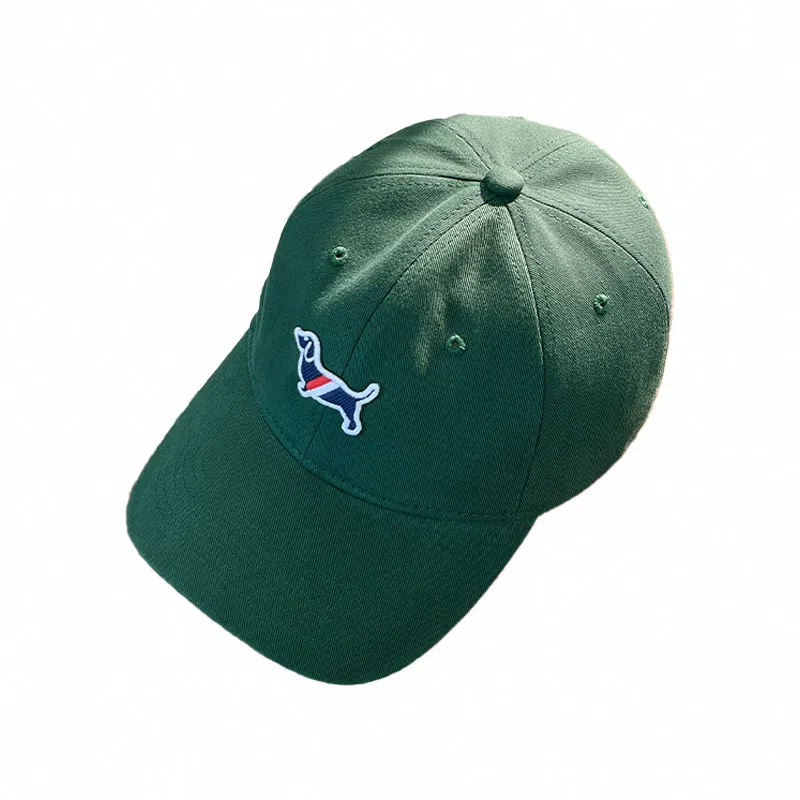 杨同学 精选刺绣小狗 棉 鸭舌帽 男女同款情侣款