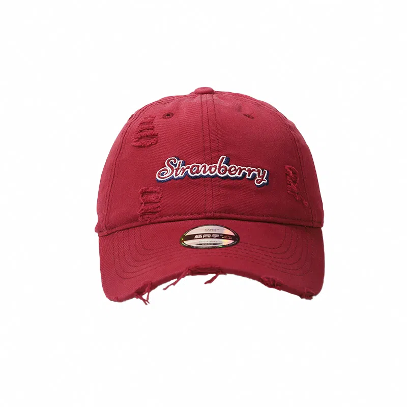 杨同学 美式大脸帽 美式英文 棉 鸭舌帽 男女同款情侣款