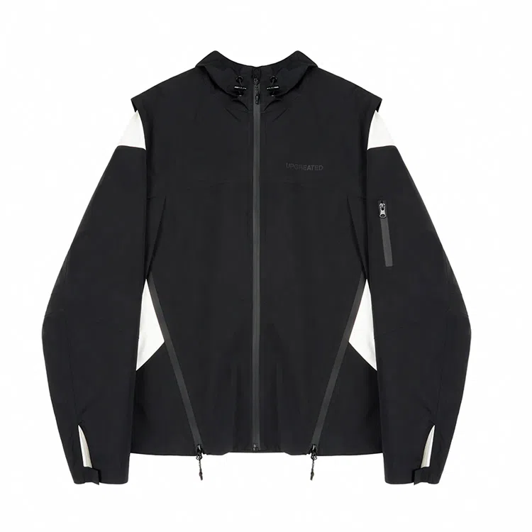 UPGREATED Patchwork Tech Jacket Black