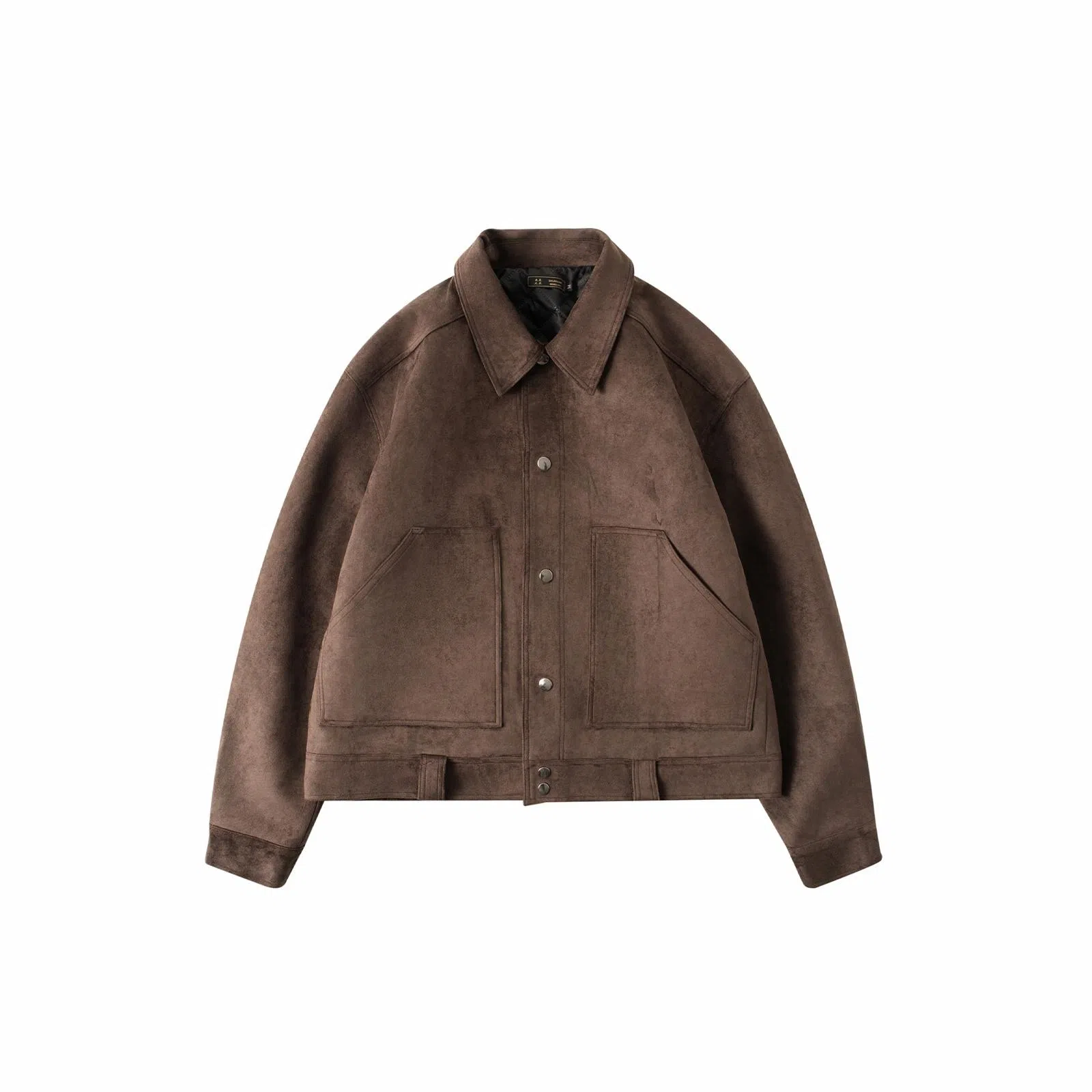 我是大卫 美拉德仿麂皮绒加棉加厚宽松百搭夹克外套 男女同款