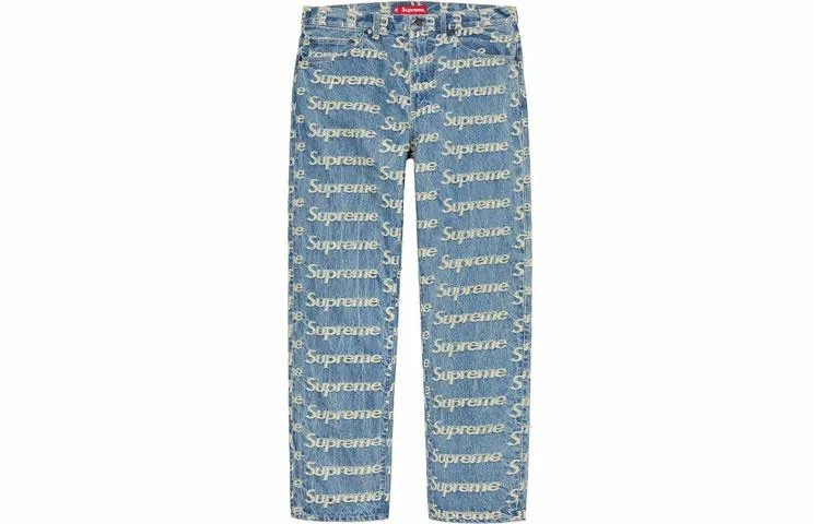 Supreme Frayed Logos Jean