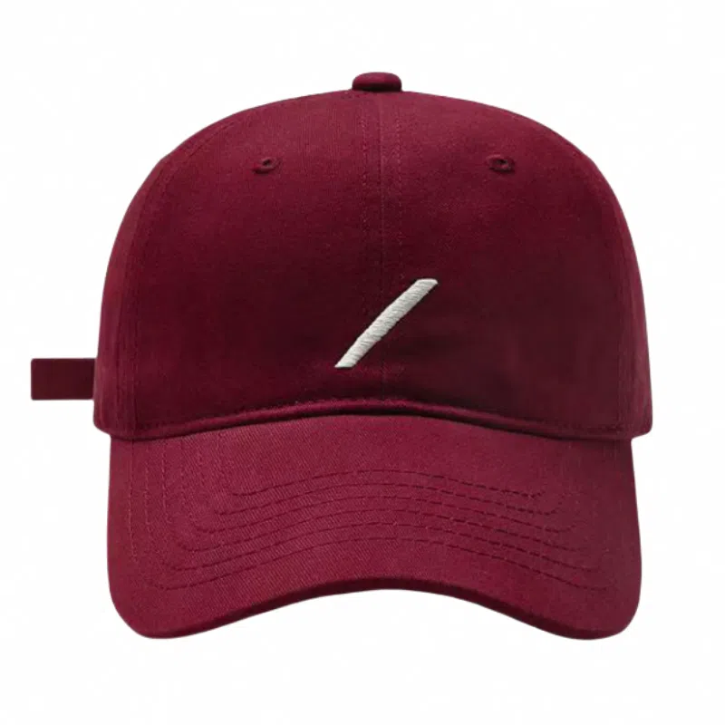 优莲茵 大头围韩版休闲刺绣斜杠 四季百搭显脸小简约户外防晒太阳帽 棉 鸭舌帽 男女同款情侣款