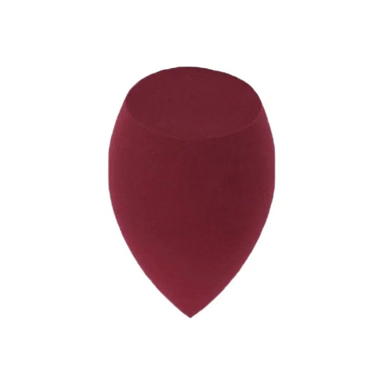 米甜兔  酒红斜切美妆蛋 打底柔软