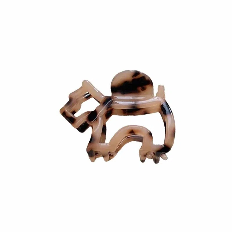 蒙妮 醋酸镂空小狗抓夹 树脂 发夹 男女同款情侣款