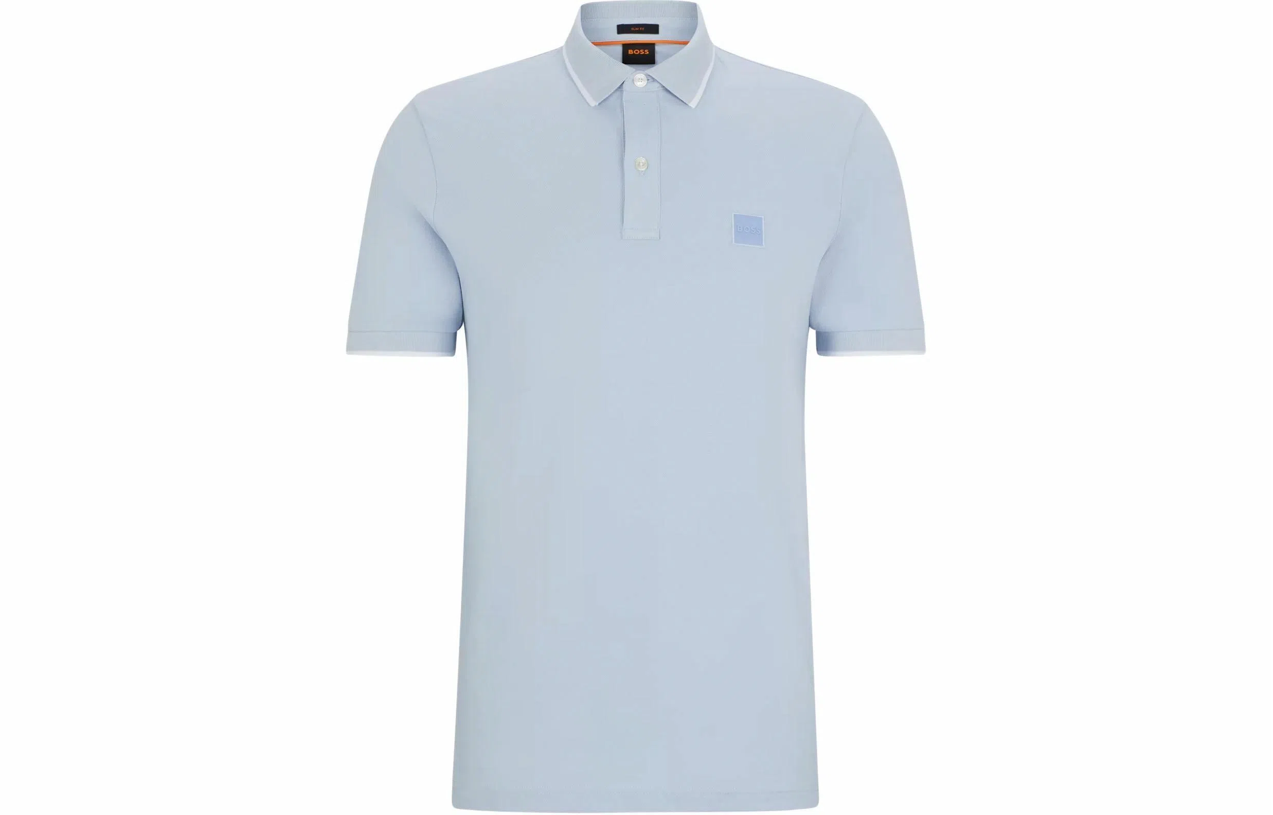 HUGO BOSS Slim-Fit Polo Shirt In Washed Stretch-Cotton Piqu Polo