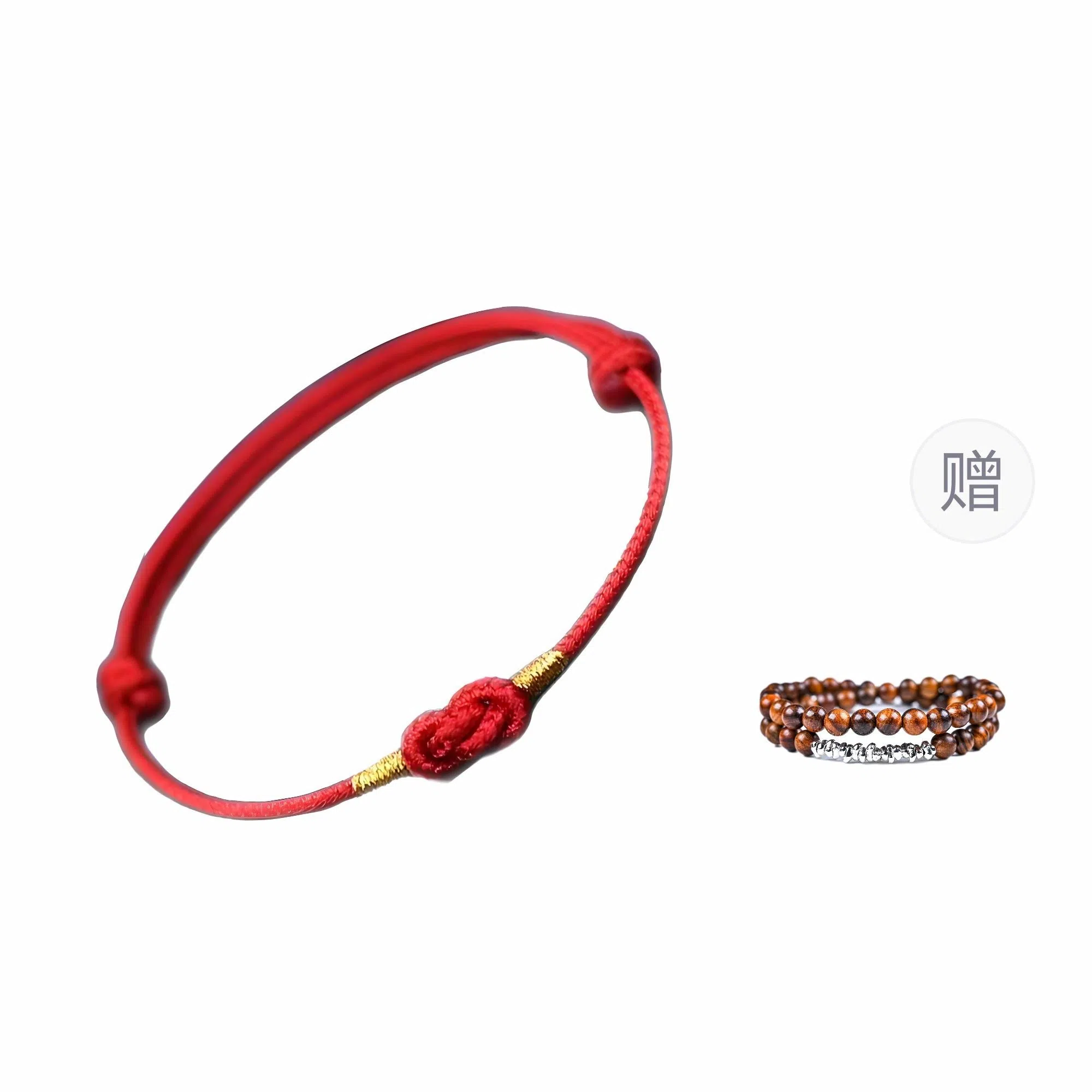 【到手2条】 素于 国潮复古轻奢高级时尚百搭八方来财银蛇送福脚链手工编织小众设计饰品#好运配饰 织物 手绳 男女同款情侣款