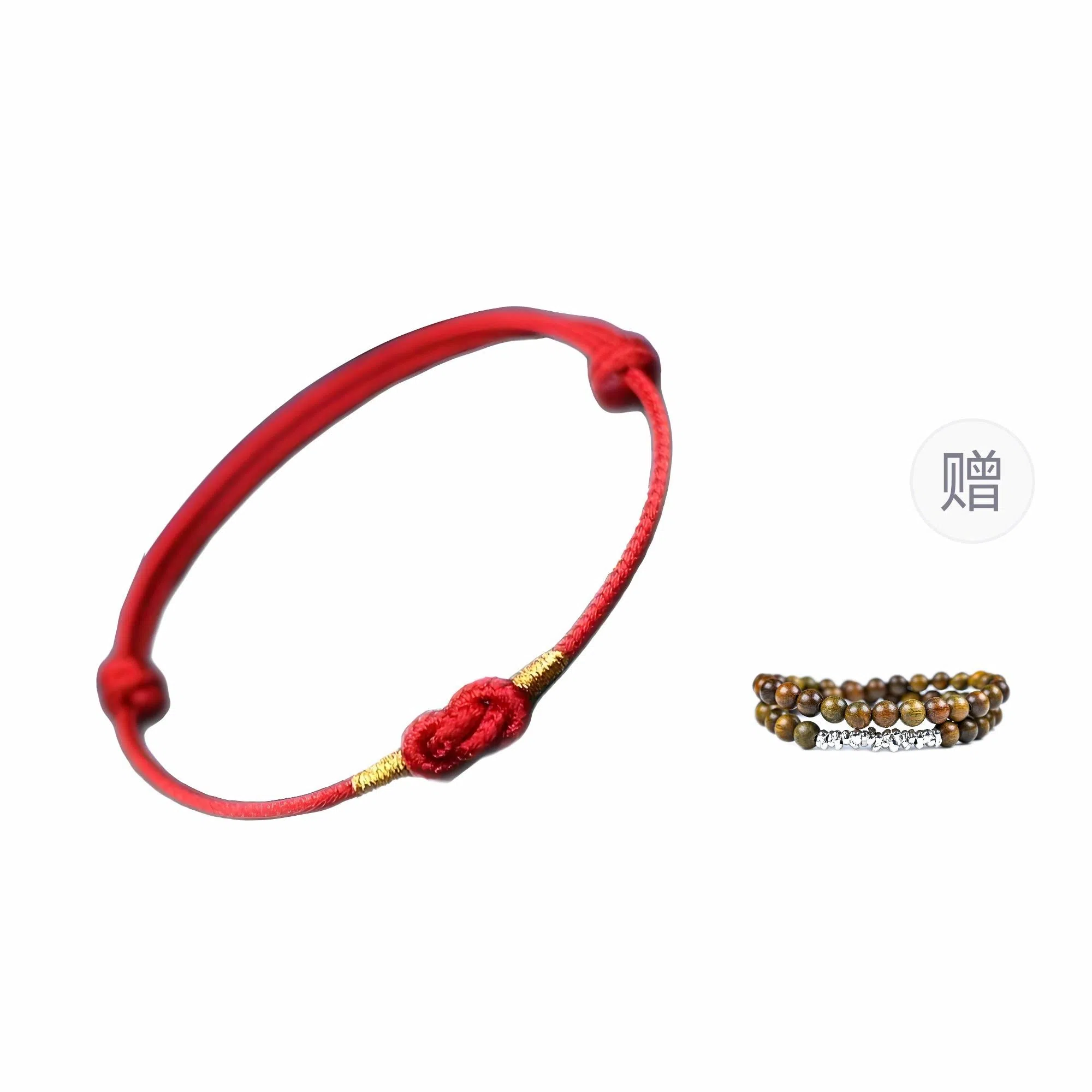 【到手2条】 素于 国潮复古轻奢高级时尚百搭八方来财银蛇送福脚链手工编织小众设计饰品#好运配饰 织物 手绳 男女同款情侣款