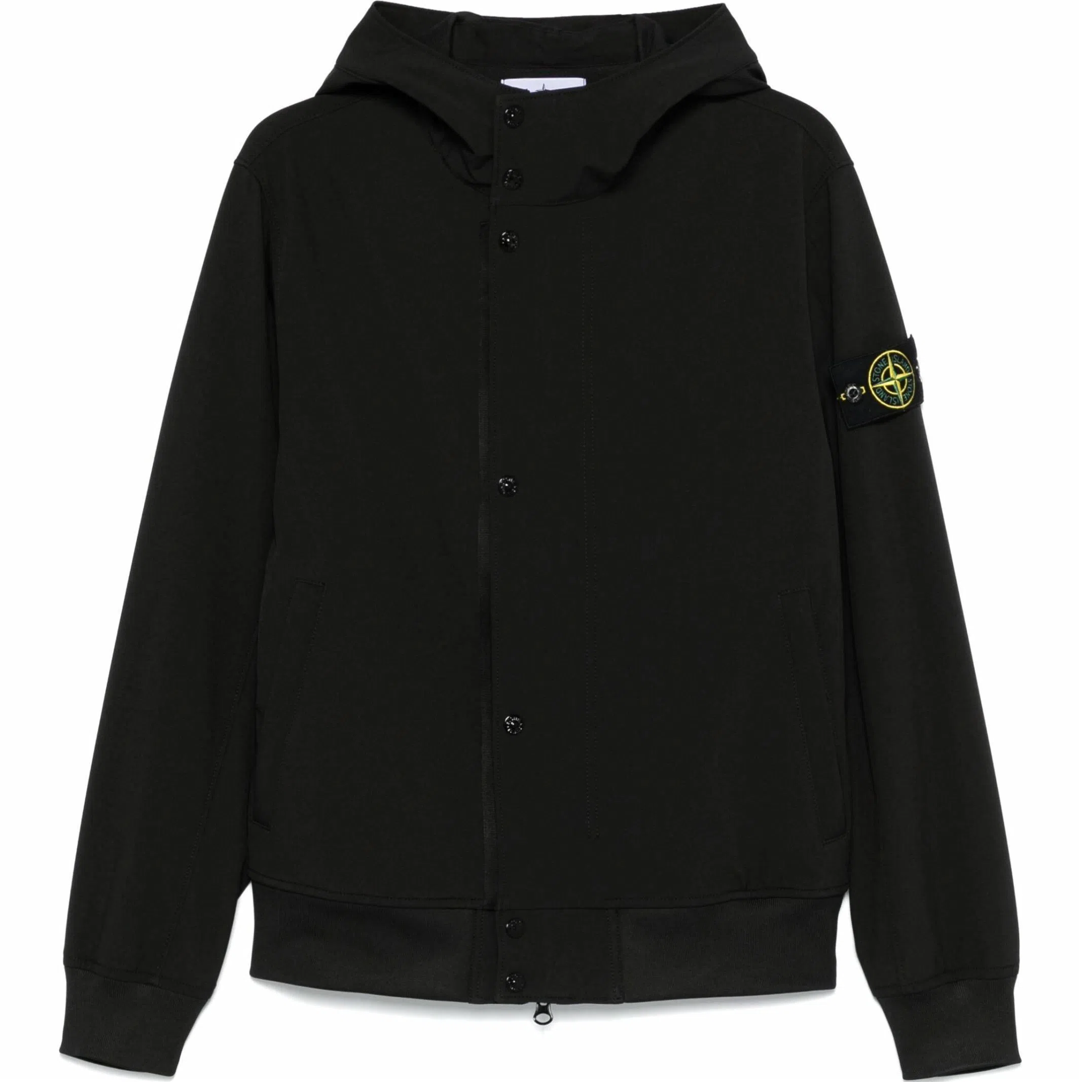 Stone Island Soft Shell Jacket Black