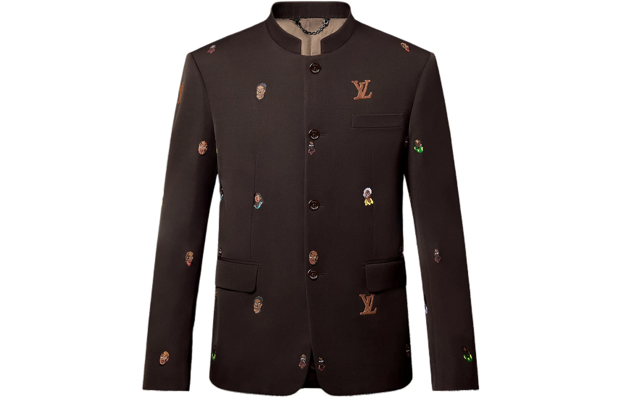 Louis Vuitton SS24 Embroidered Jacket Brown