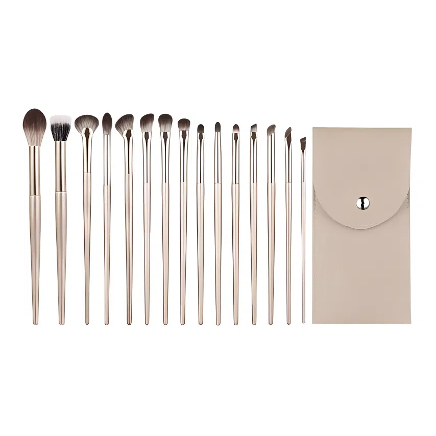 馨枕居  鎏金眼部软毛柔软晕染便携化妆刷套刷 修容打底定妆