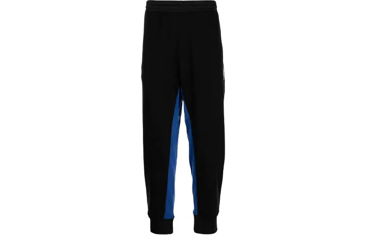 Armani Exchange FW21 Striped Logo Joggers Black