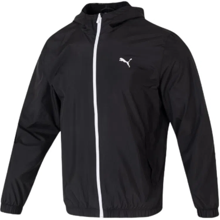 PUMA Sports Lifestyle Hoodie Jacket Black