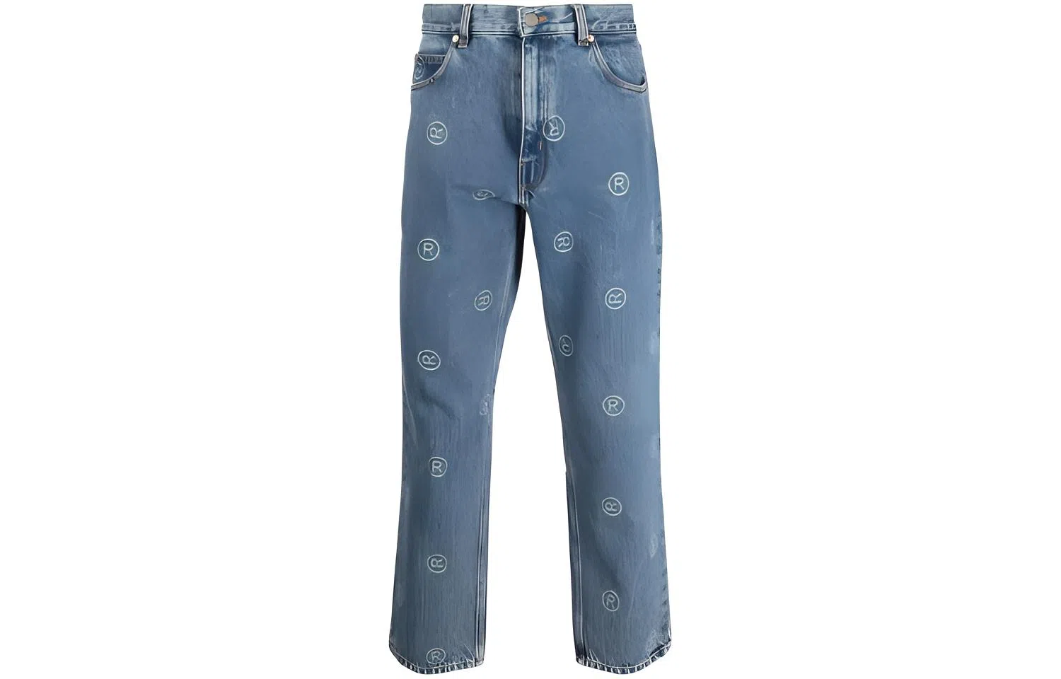 Martine Rose Logo Denim Pants