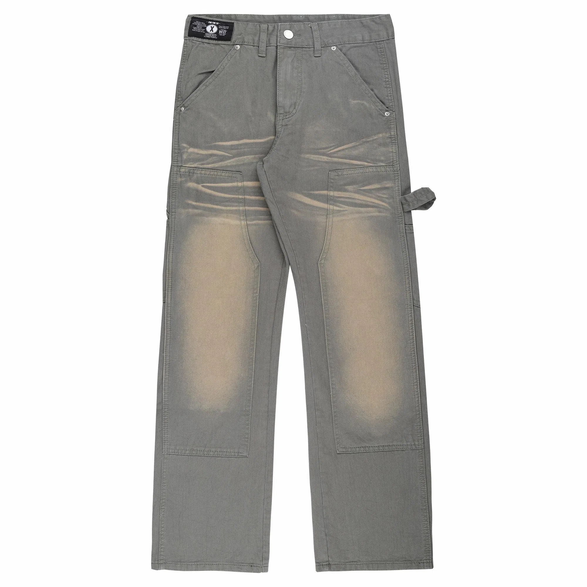 XINYINSU Vintage Khaki Jeans