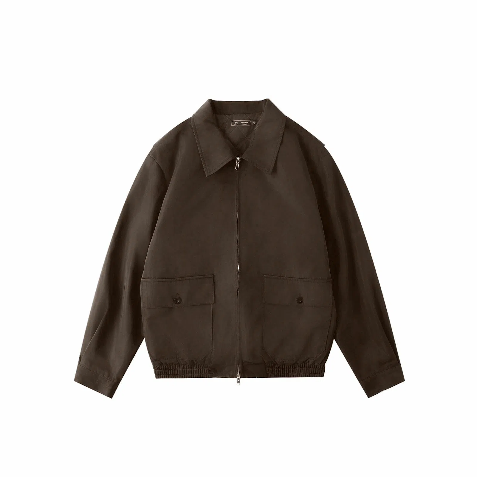 我是大卫 美式纯色翻领加绒加厚欧美风短款夹克外套 男女同款