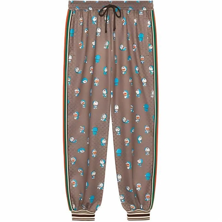 GUCCI x Doraemon SS21 Jogger Pants Beige