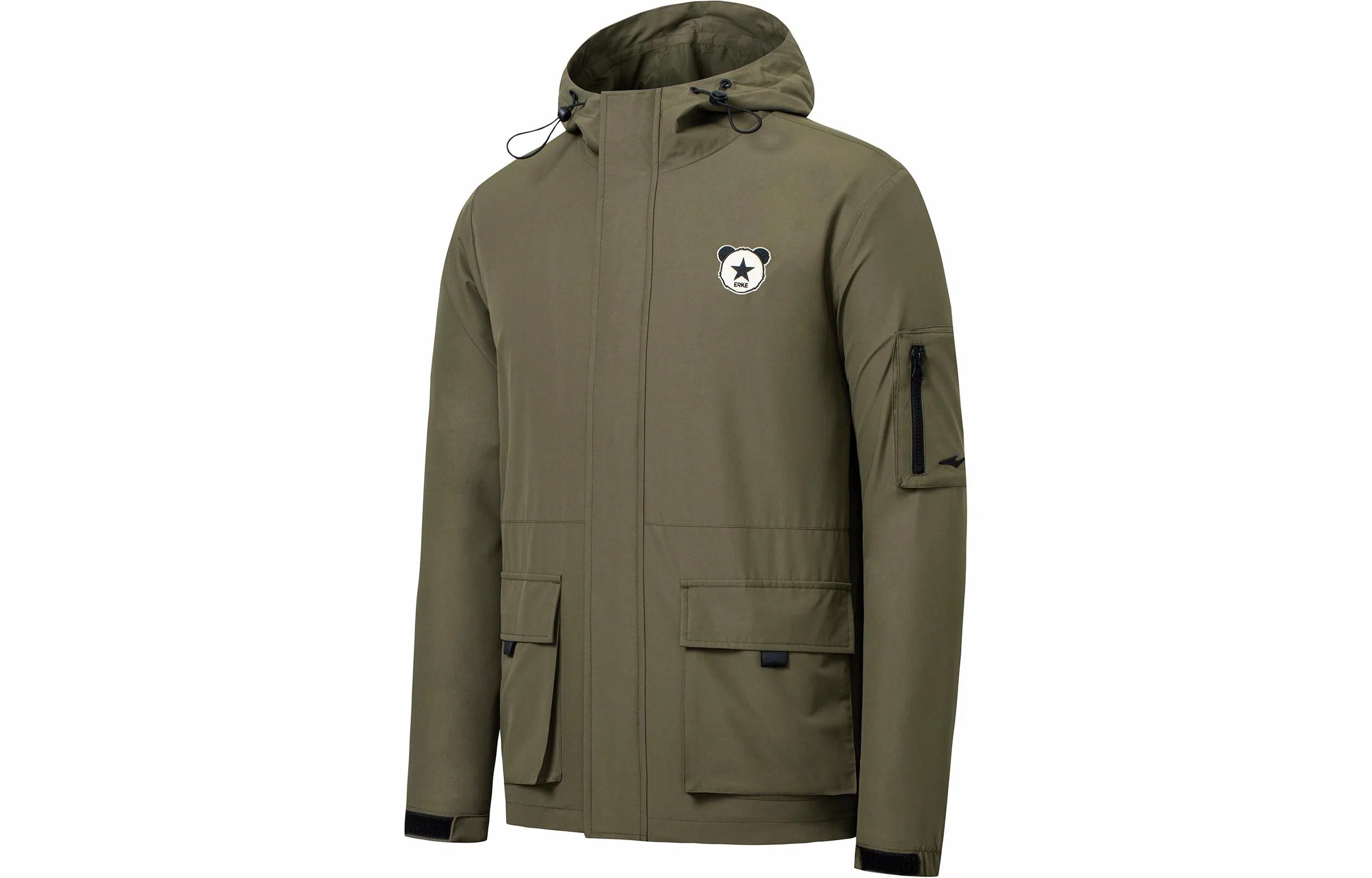 Hongxing Erke Battery Panda Hooded Jacket