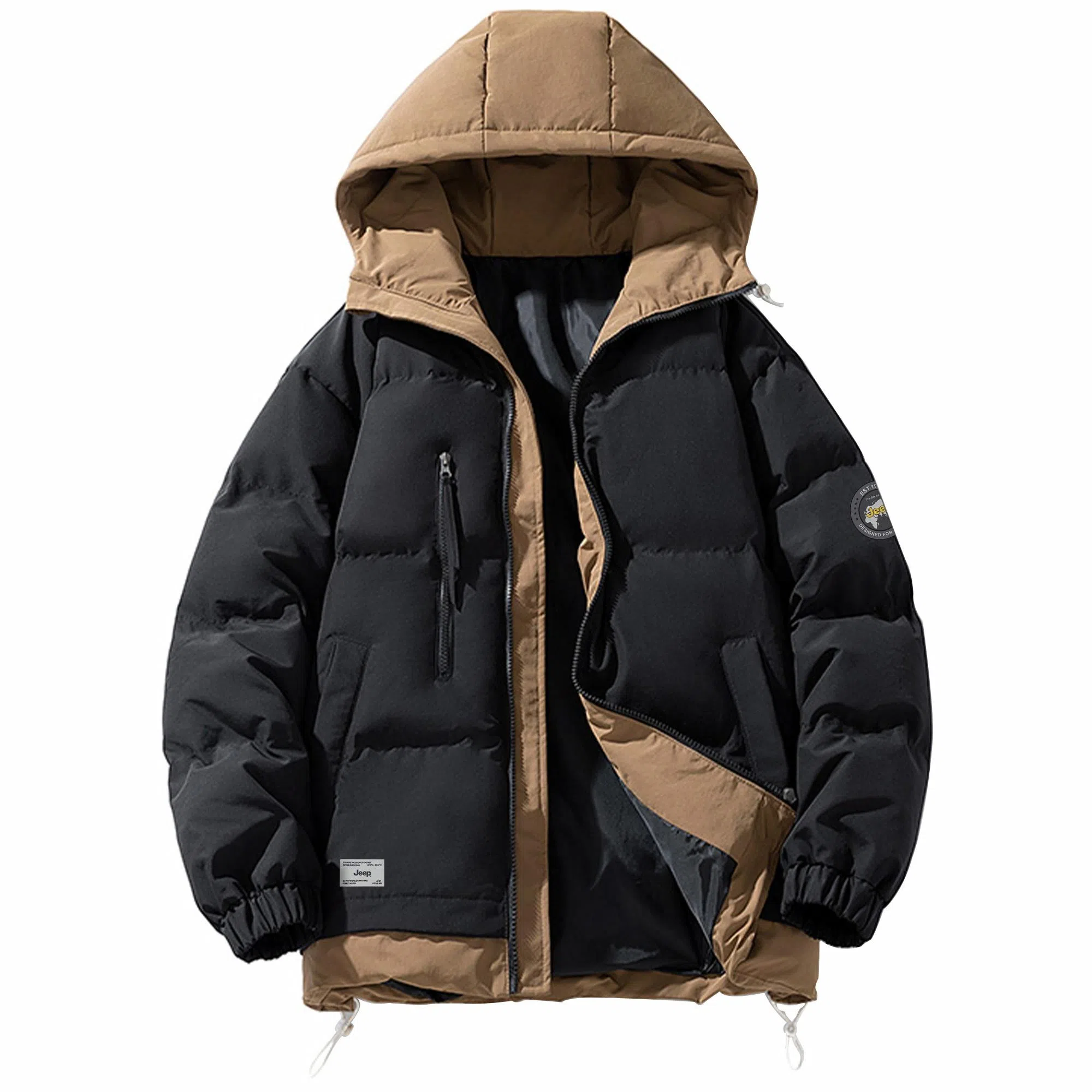 Jeep Milad Colorblock Puffer Hoodie