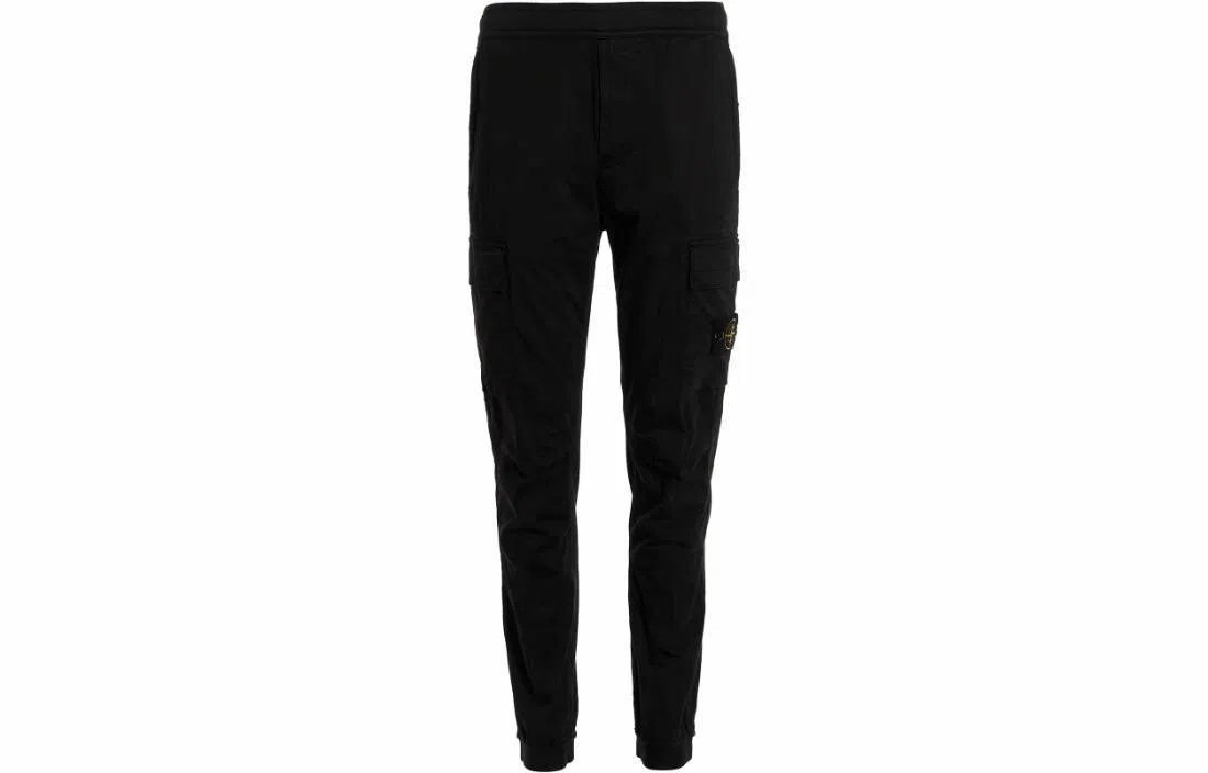 Stone Island Cargo Pants Black