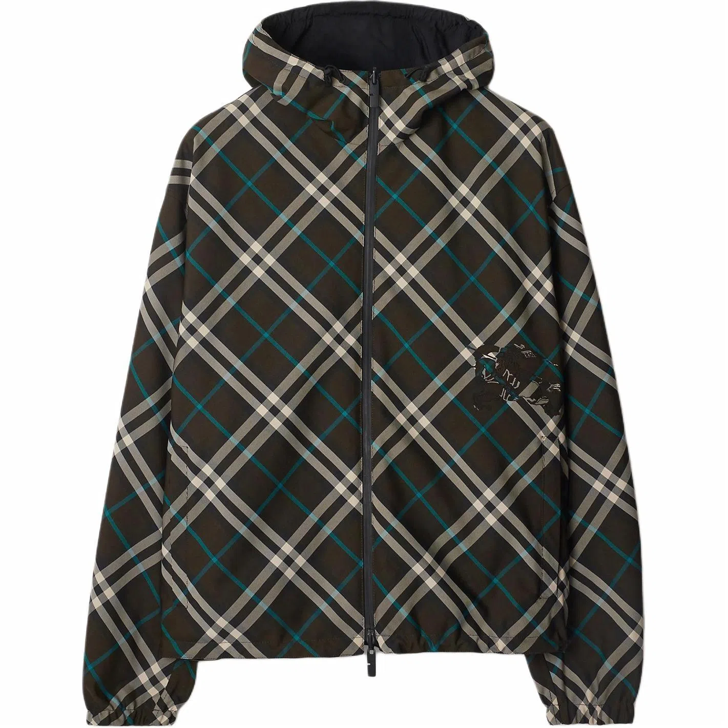 Burberry Hooded Jacket Brown
