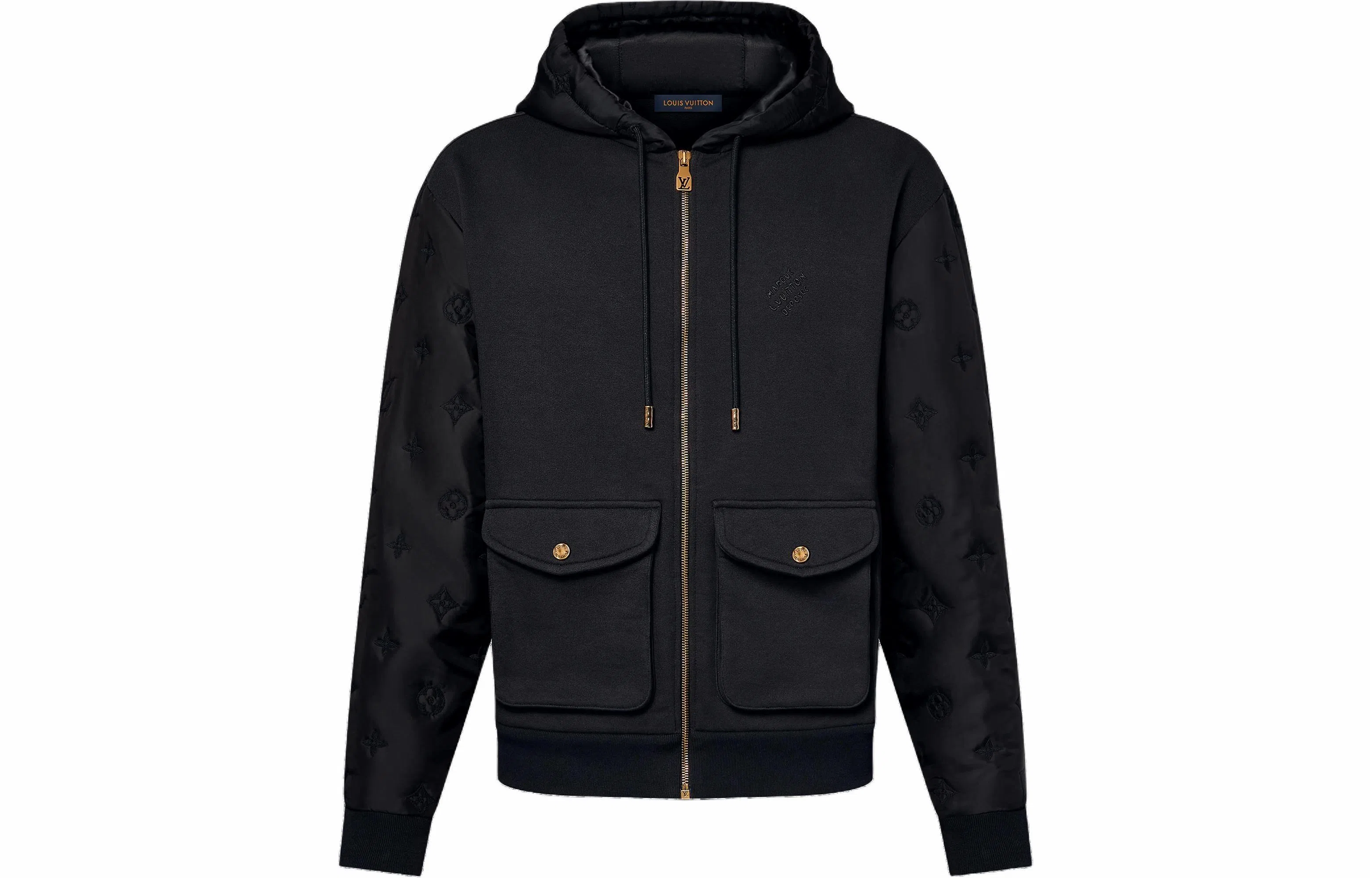 Louis Vuitton SS24 Hoodie Jacket Black