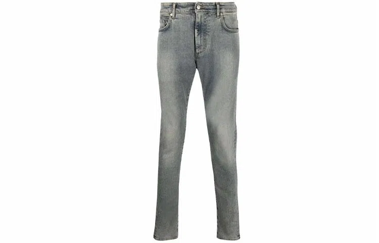 REPRESENT FW21 Logo Skinny Jeans Blue