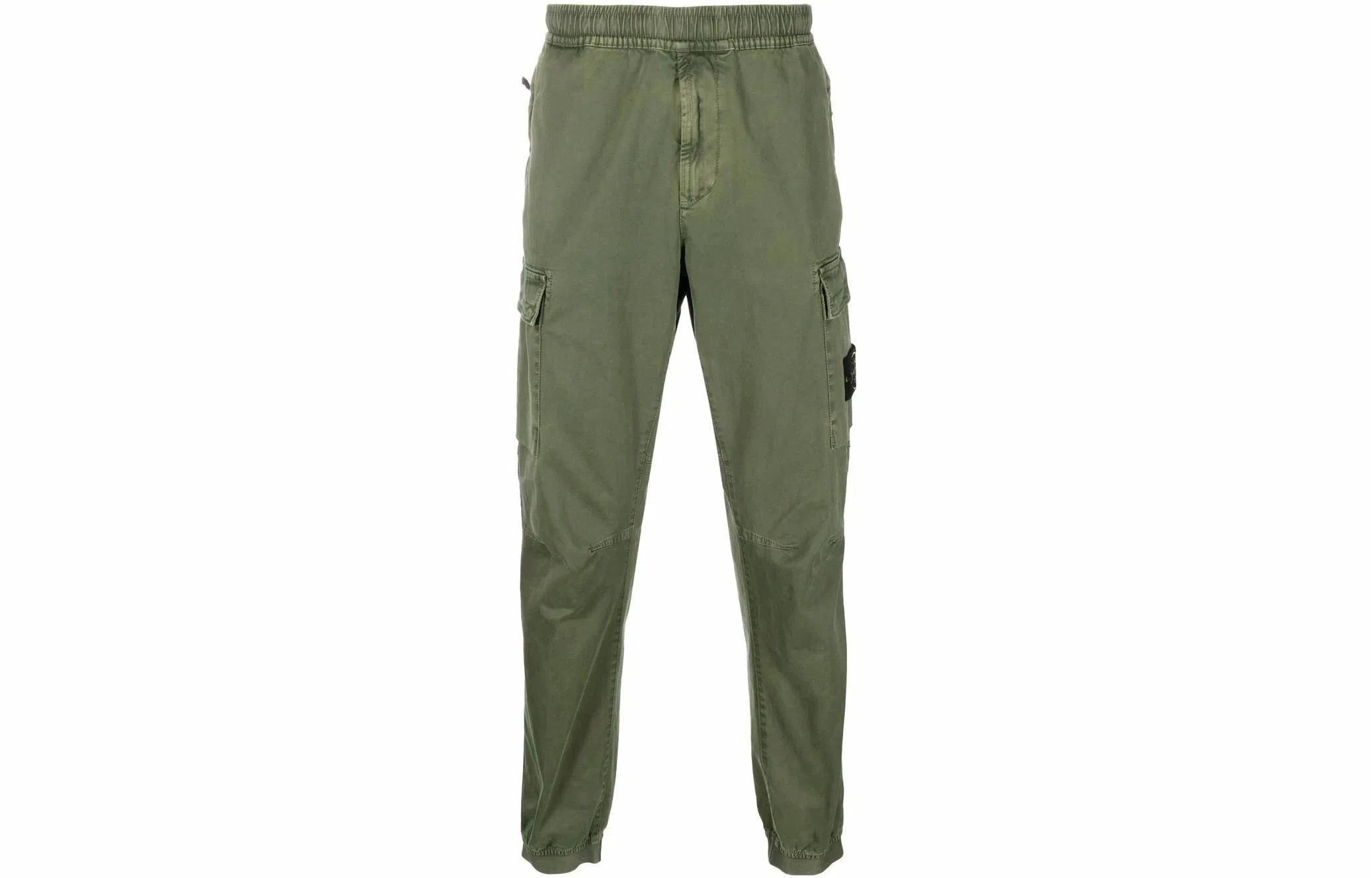 Stone Island FW22 Logo Patch Cargo Pants Green