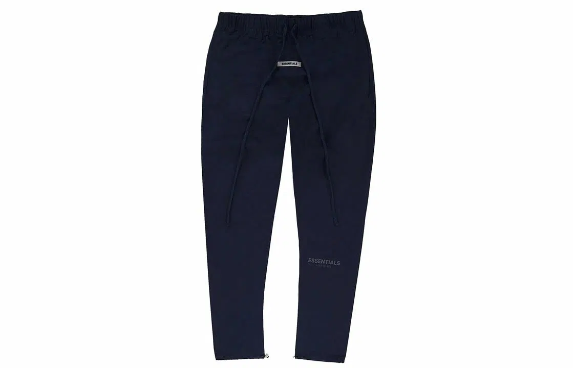 Fear of God Essentials FW21 Nylon Track Pants Navy