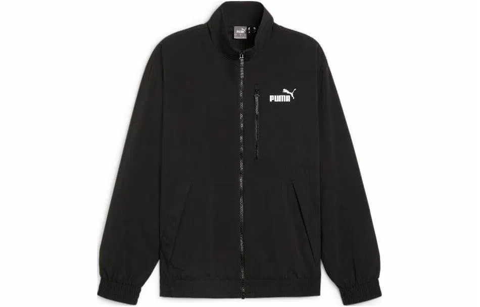 PUMA Logo Zip Jacket Black
