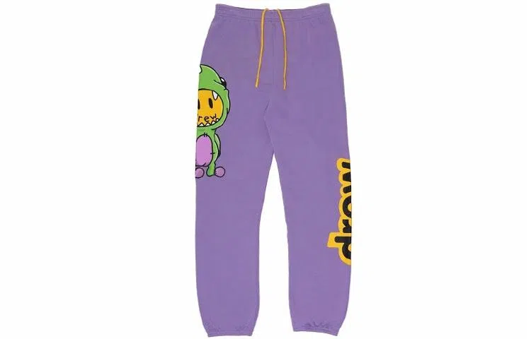 Drew House FW21 Dinodrew House Pants Lavender Logo