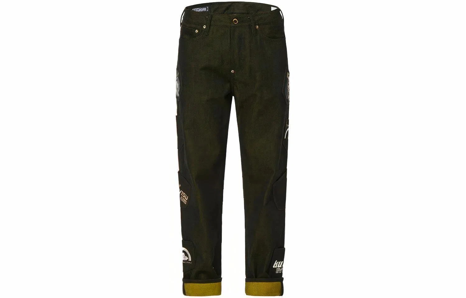 EVISU SS22 Black Jeans