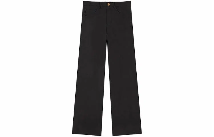 Versace Wool Blend Trousers Black