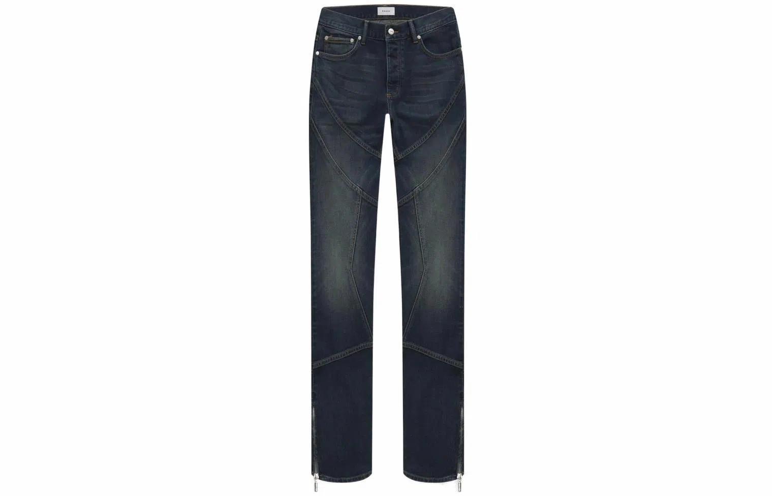 RHUDE Straight Leg Jeans Blue