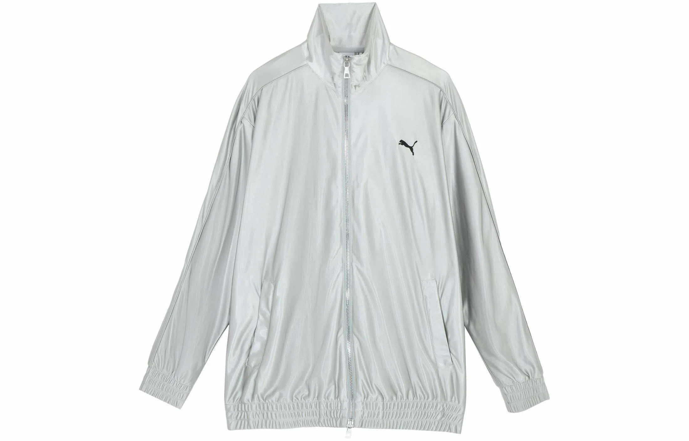 PUMA T7 OVERSIZED METALLIC TRACK JACKET