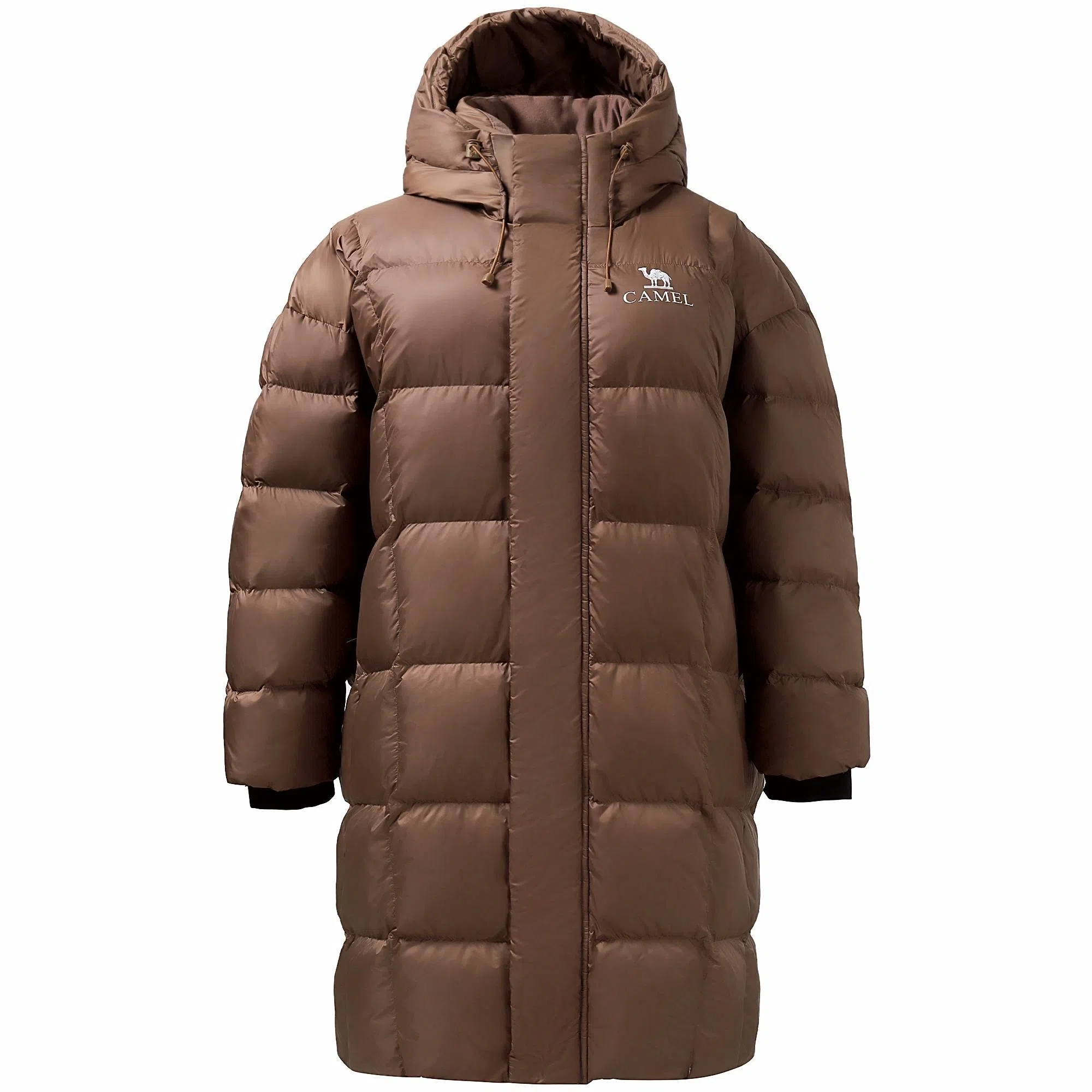 CAMEL Warm Fleece Down Coat