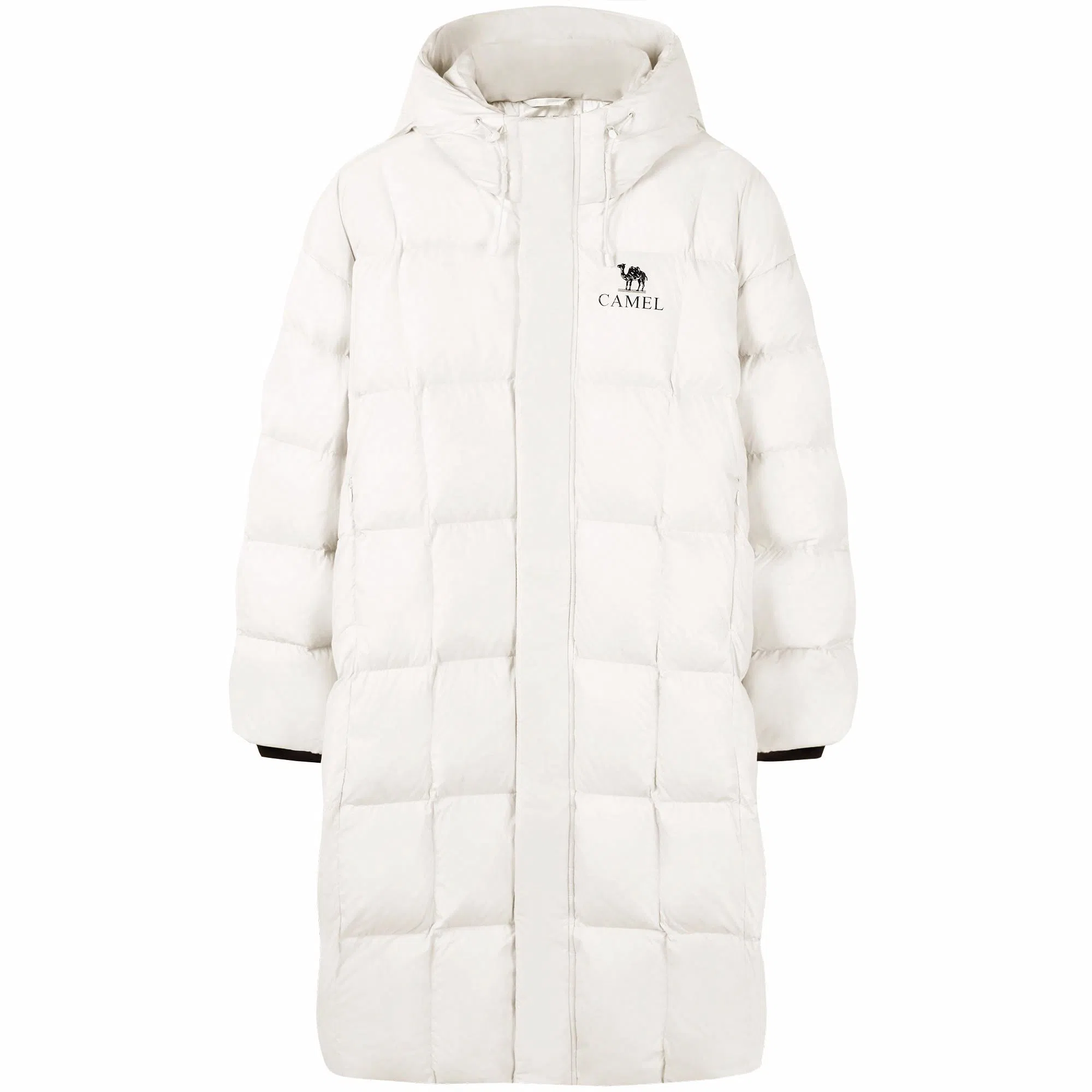 CAMEL Warm Fleece Down Coat