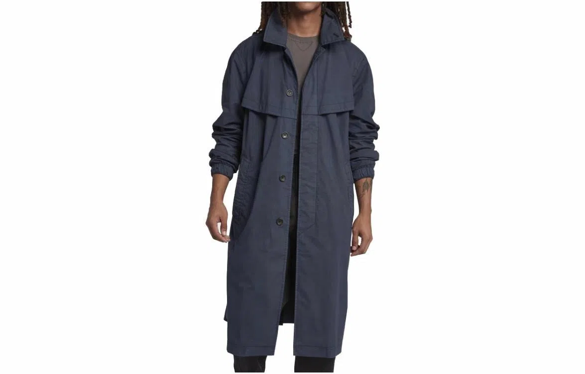 Nike Loose Fit Hoodie Windbreaker Navy