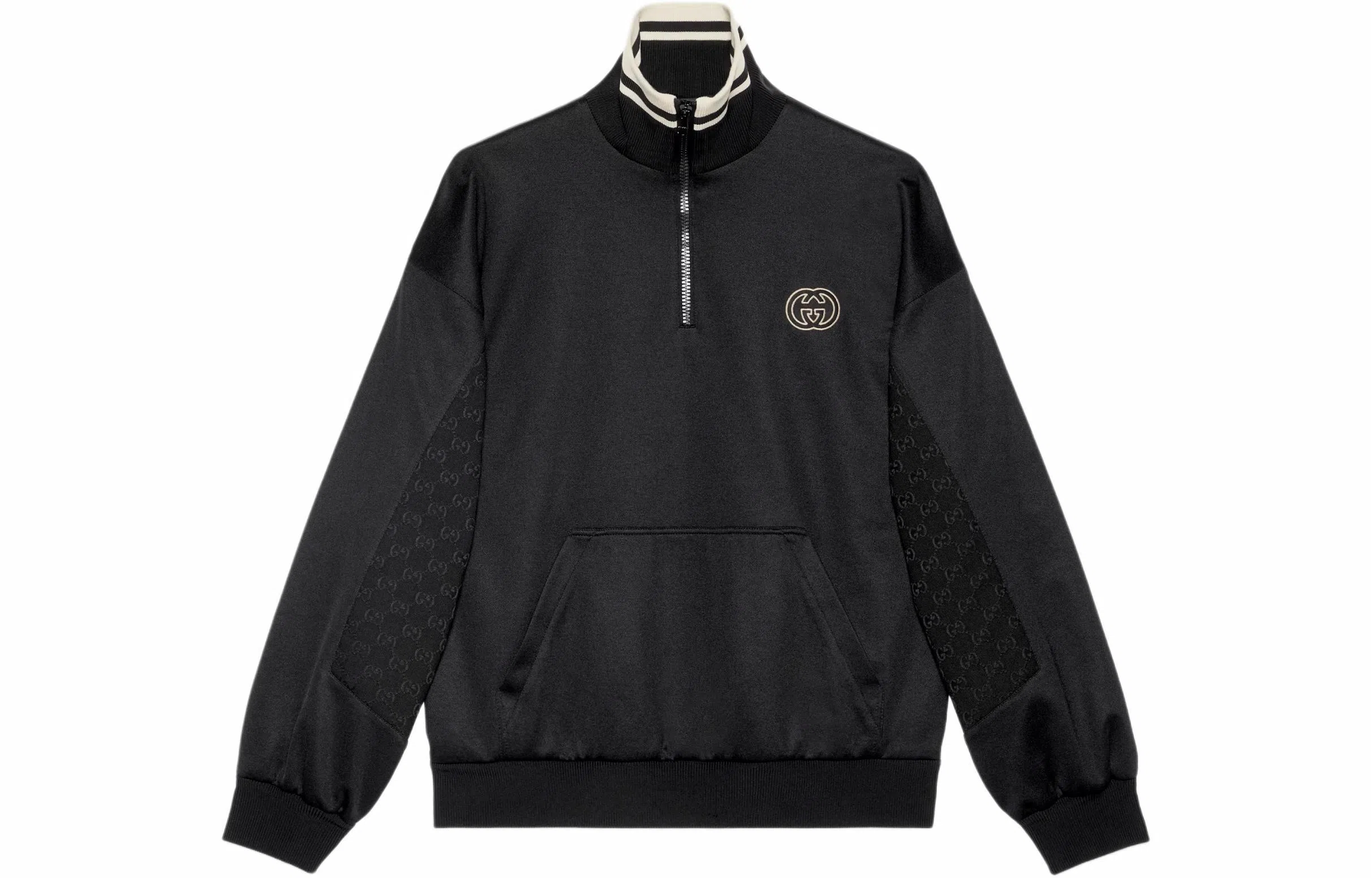 GUCCI Logo Embroidered Zip Jacket