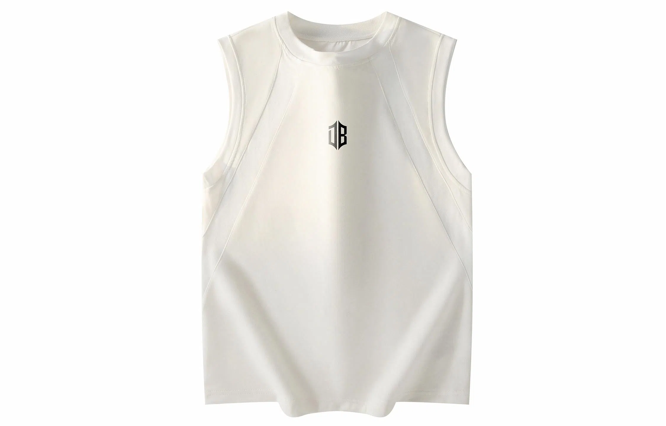 大卫贝肯 日系简约纯色经典基础款百搭跑步健身亲肤柔软透气宽松圆领无袖背心 男女同款