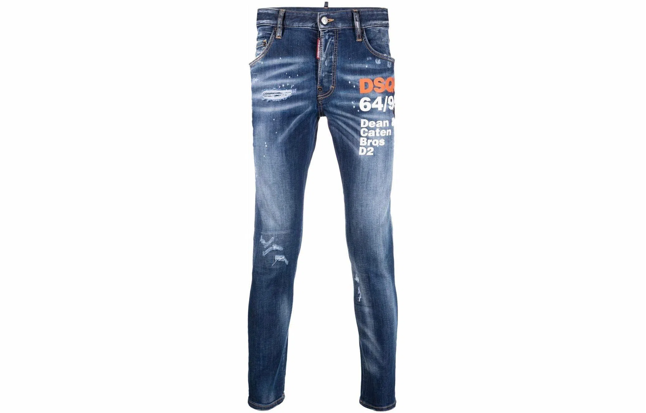 DSQUARED2 SS22 Logo Print Jeans