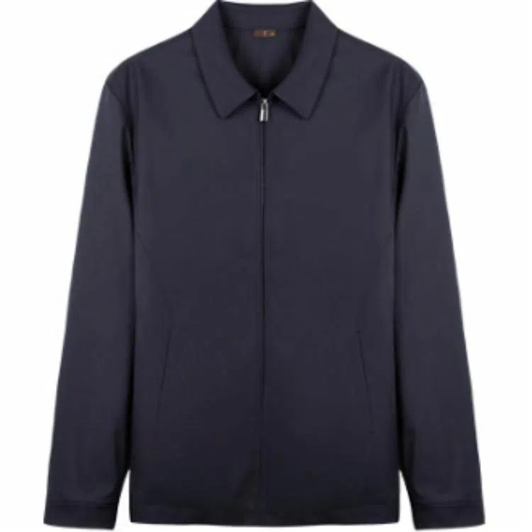 才子 翻领纯色休闲棉服 男款