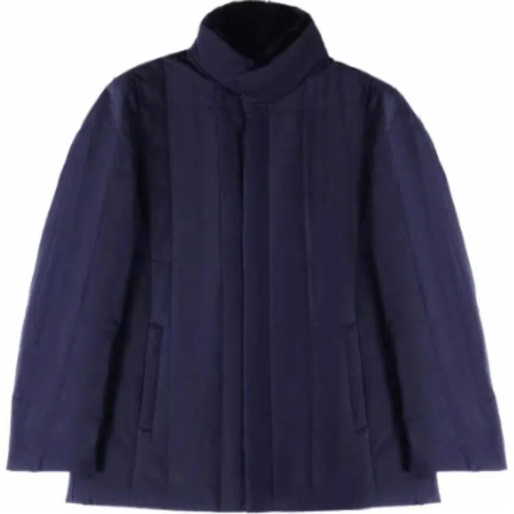 佛朗尼·齐拉 立领舒适纯色棉服 男款 藏青色