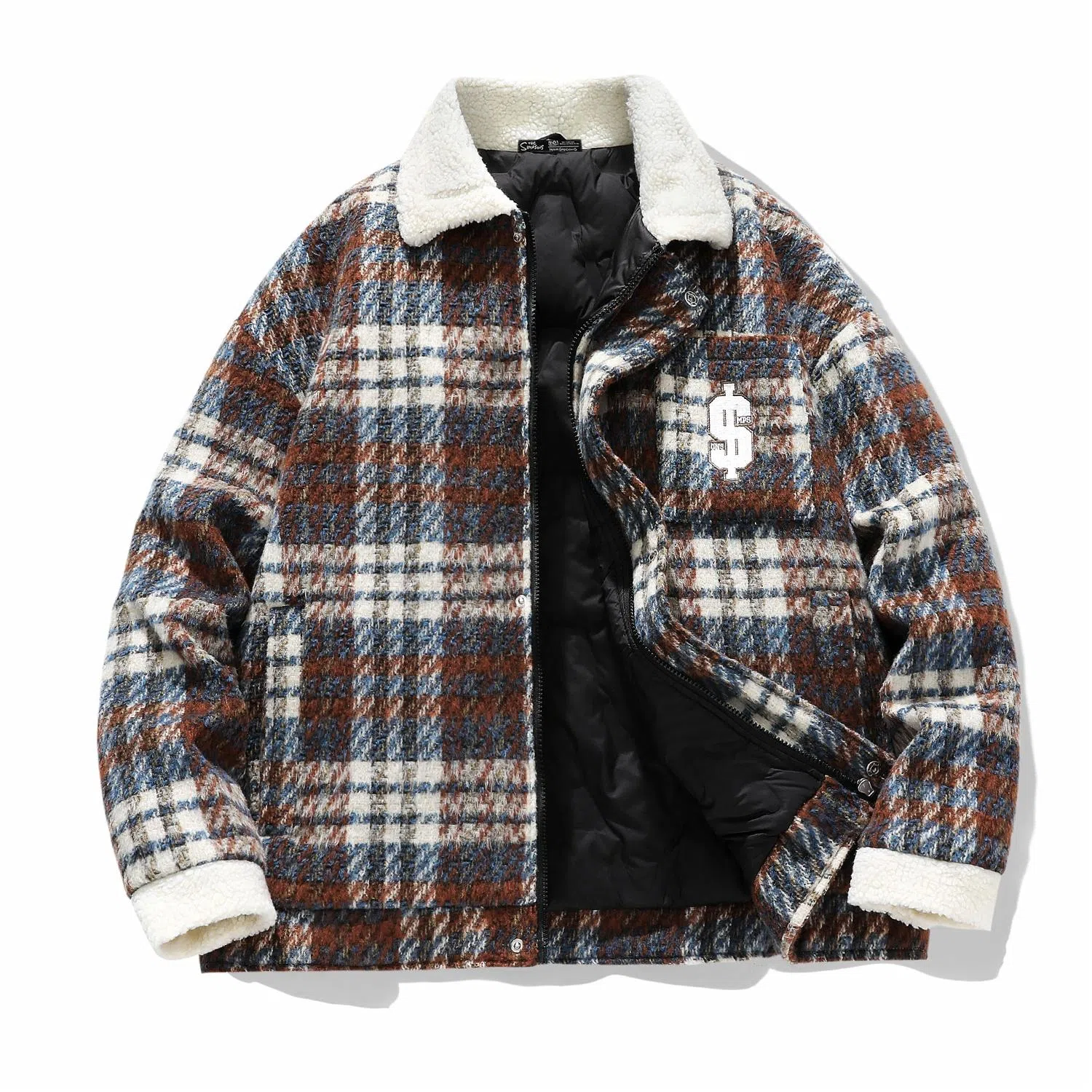 The Simpsons 90 Vintage Plaid Wool Jacket