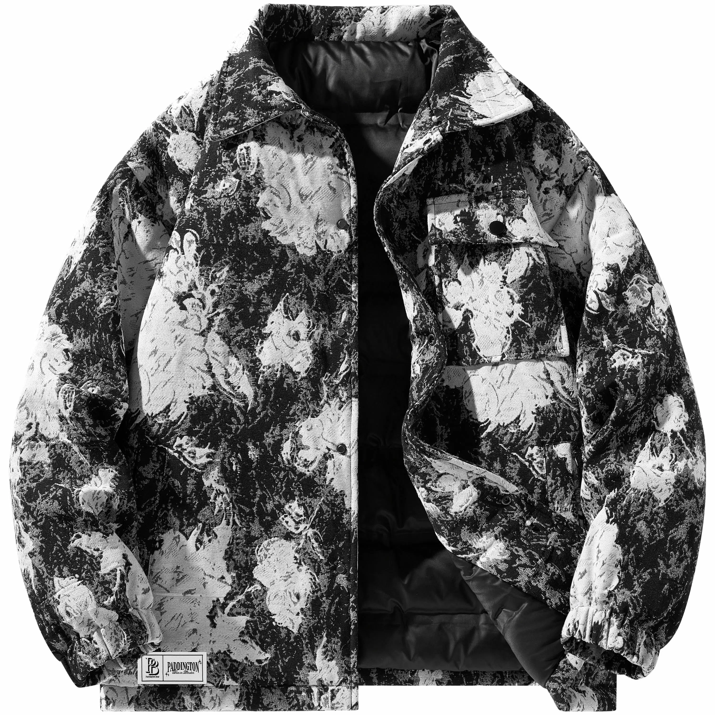 Paddington Bear Dopamine Tie-Dye Down Jacket