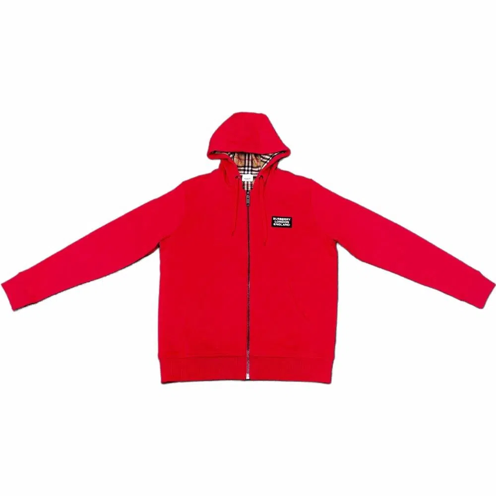 Burberry SS25 Red Hoodie