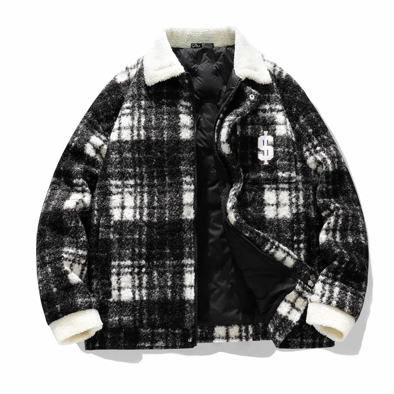 The Simpsons 90 Vintage Plaid Wool Jacket