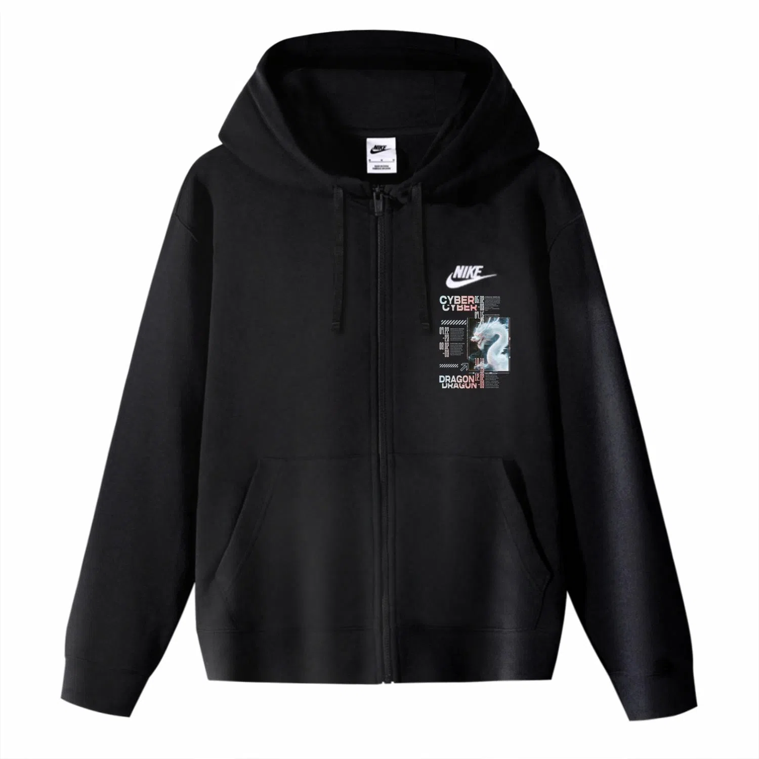 Nike Cyber Dragon II Hoodie Black