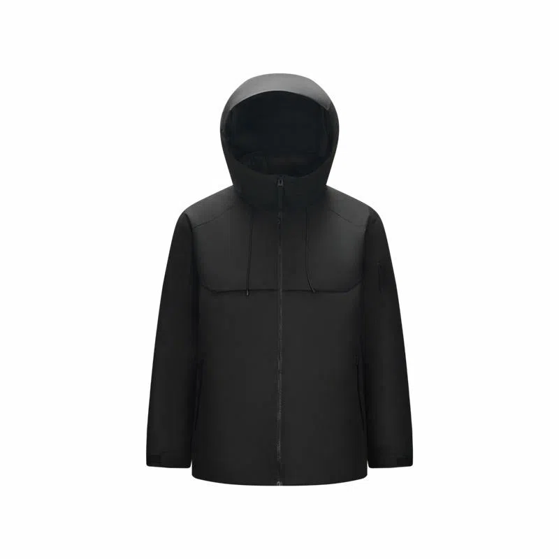 森马 三合一四防连帽时尚羽绒服 男