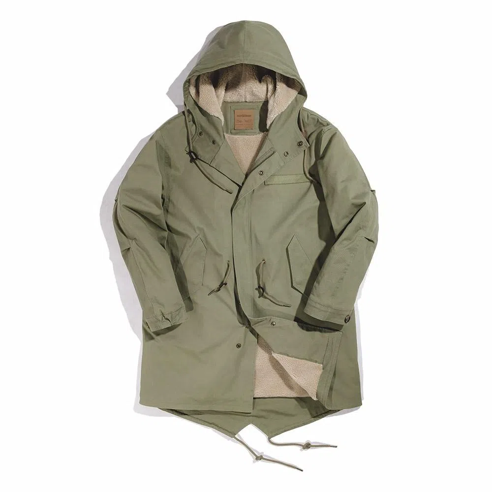 MADEN Parker Coat Military Green